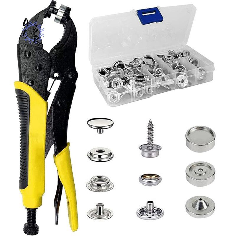 Snap Plier Setter - Kit di attrezzi per bottoni a
