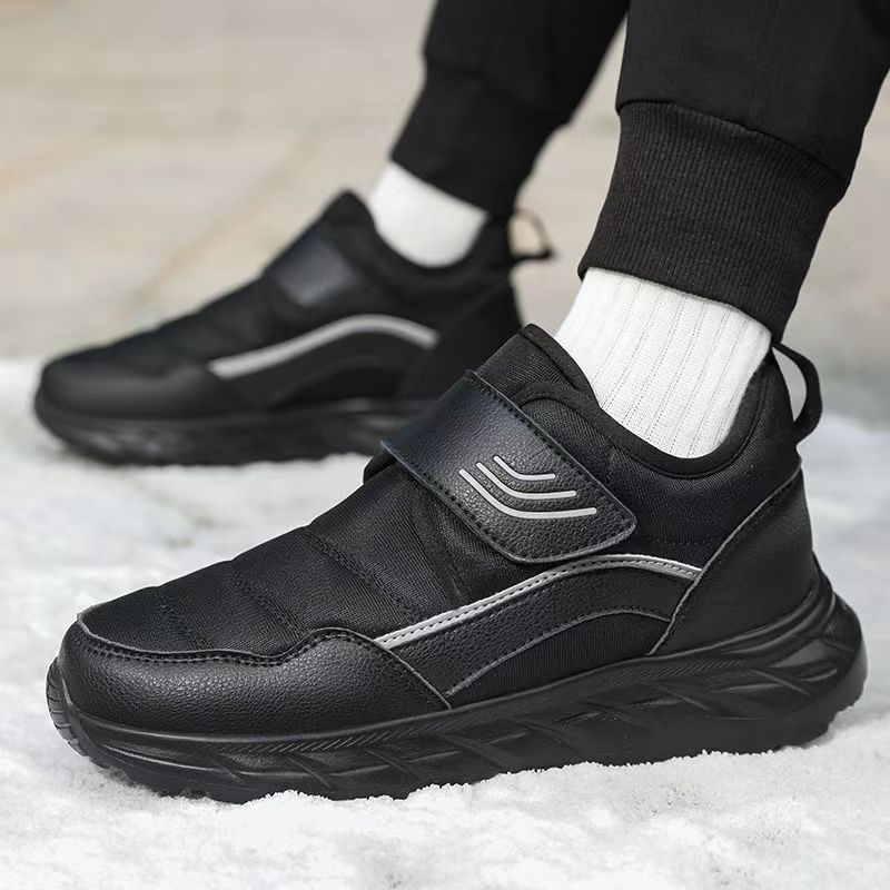 Velcro Hook Loop - Stivali da Neve Invernali da Uomo,
