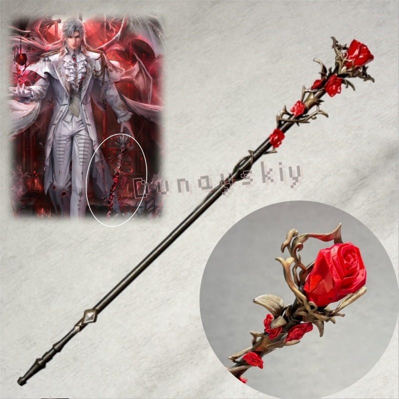 Cosplay Prop 3D Print Settings - Bacchetta Sylus Staff Silver Wing Demon