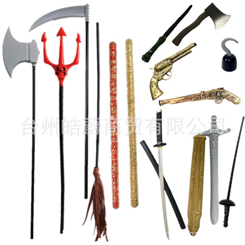 Cosplay Prop Axe - Divertente grande forchetta triangolare falce ascia