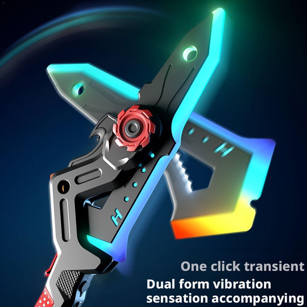 Cosplay Prop Axe - Ascia Laser Trasformabile Luminosa con LED